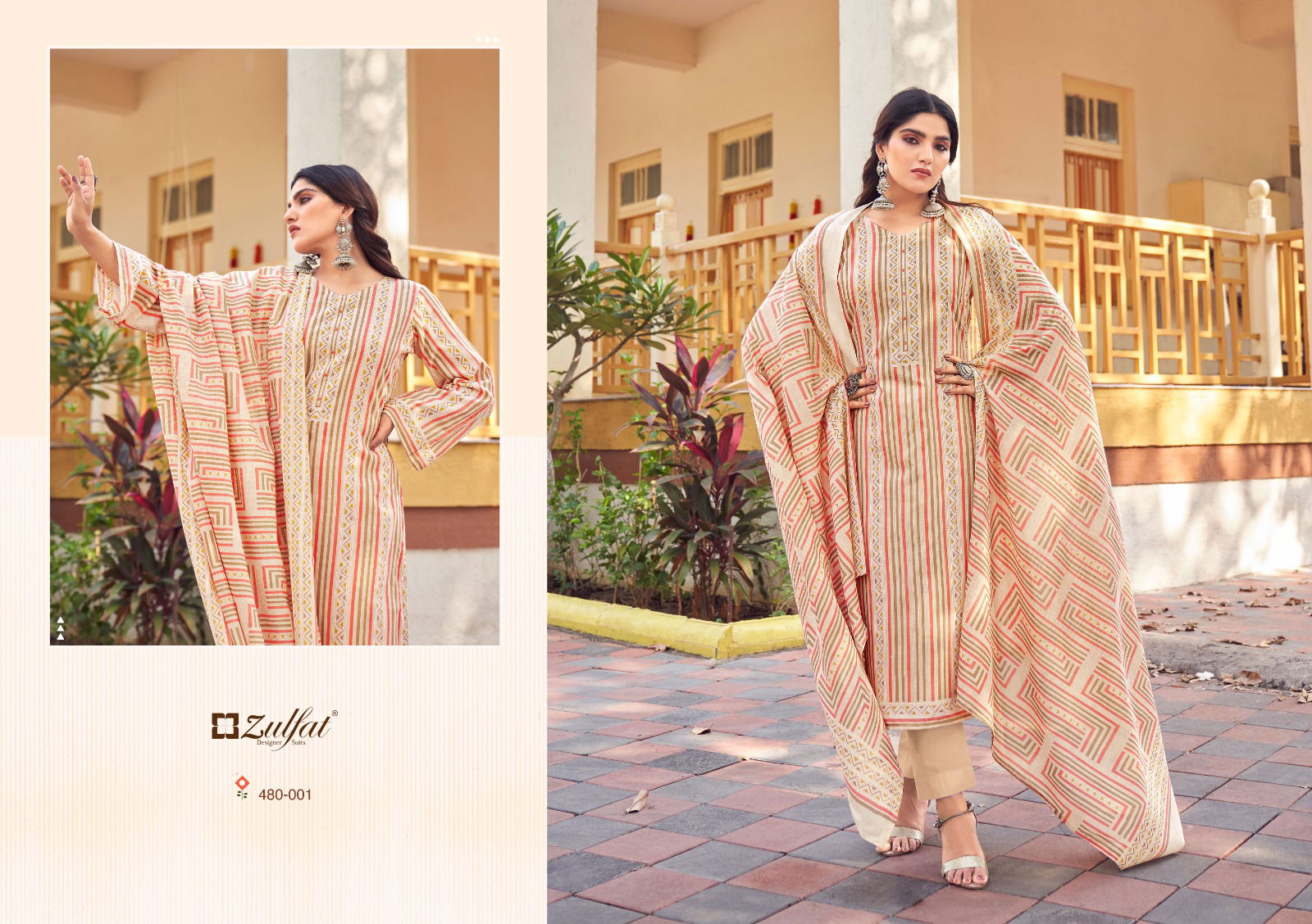 Zulfat Hakoba Wholesale Printed Cotton Dress Material Catalog